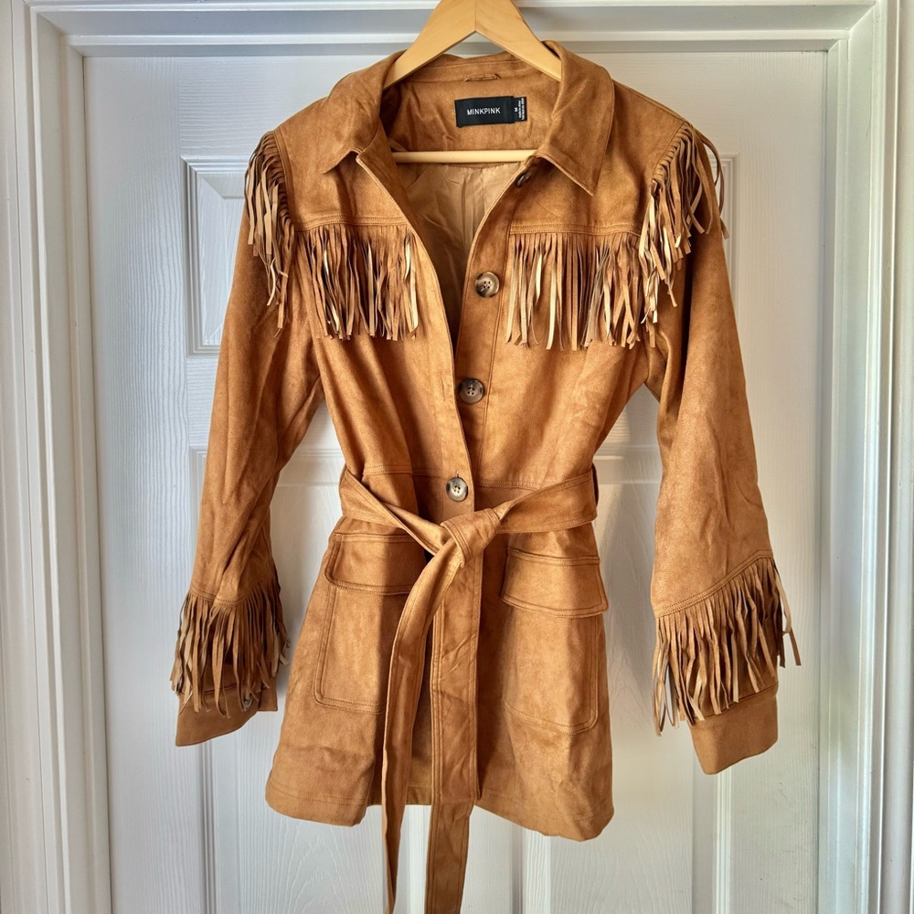 Minkpink We the Free Fringe Jacket - Picture 5 of 10